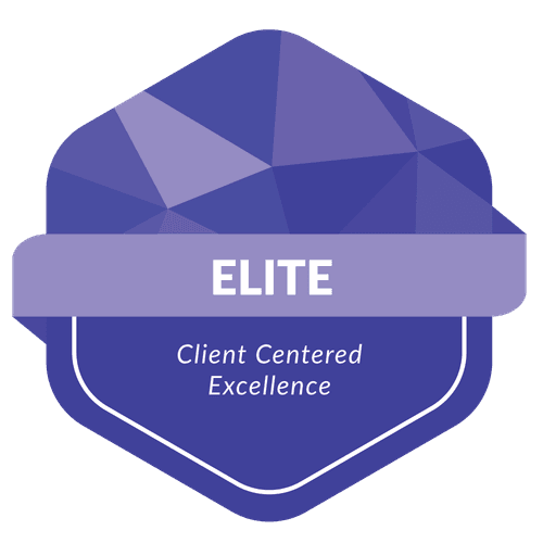 Elite level accreditation badge