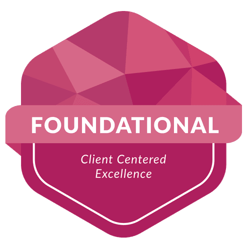 Foundational level accreditation badge