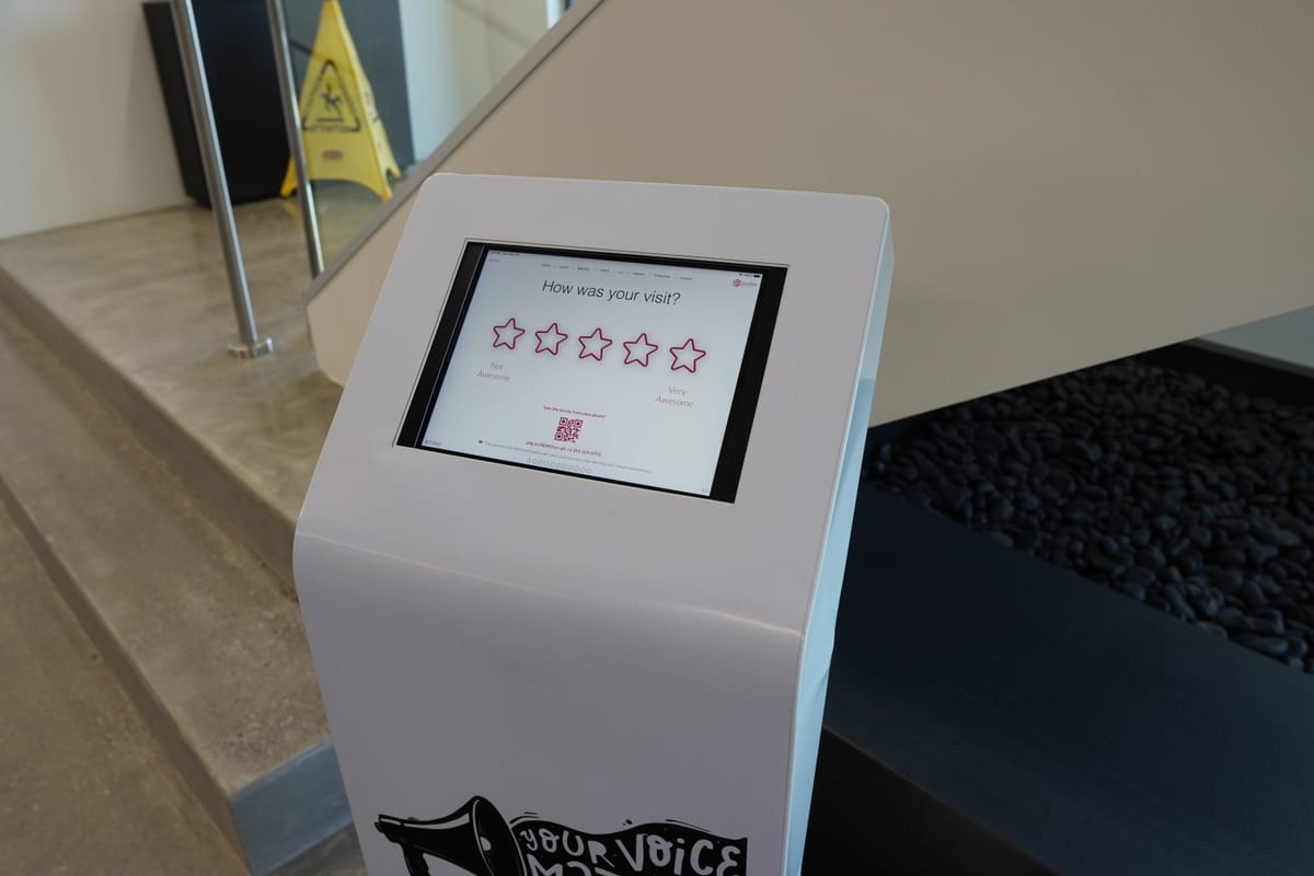 Pulse For Good kiosk close-up